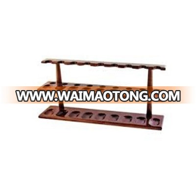 Tobacco Pipe Stand Furniture 2 Tier Rack for 18 Pipe Stand