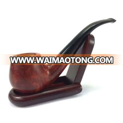 Portable solid wood red fold smoking pipe parts